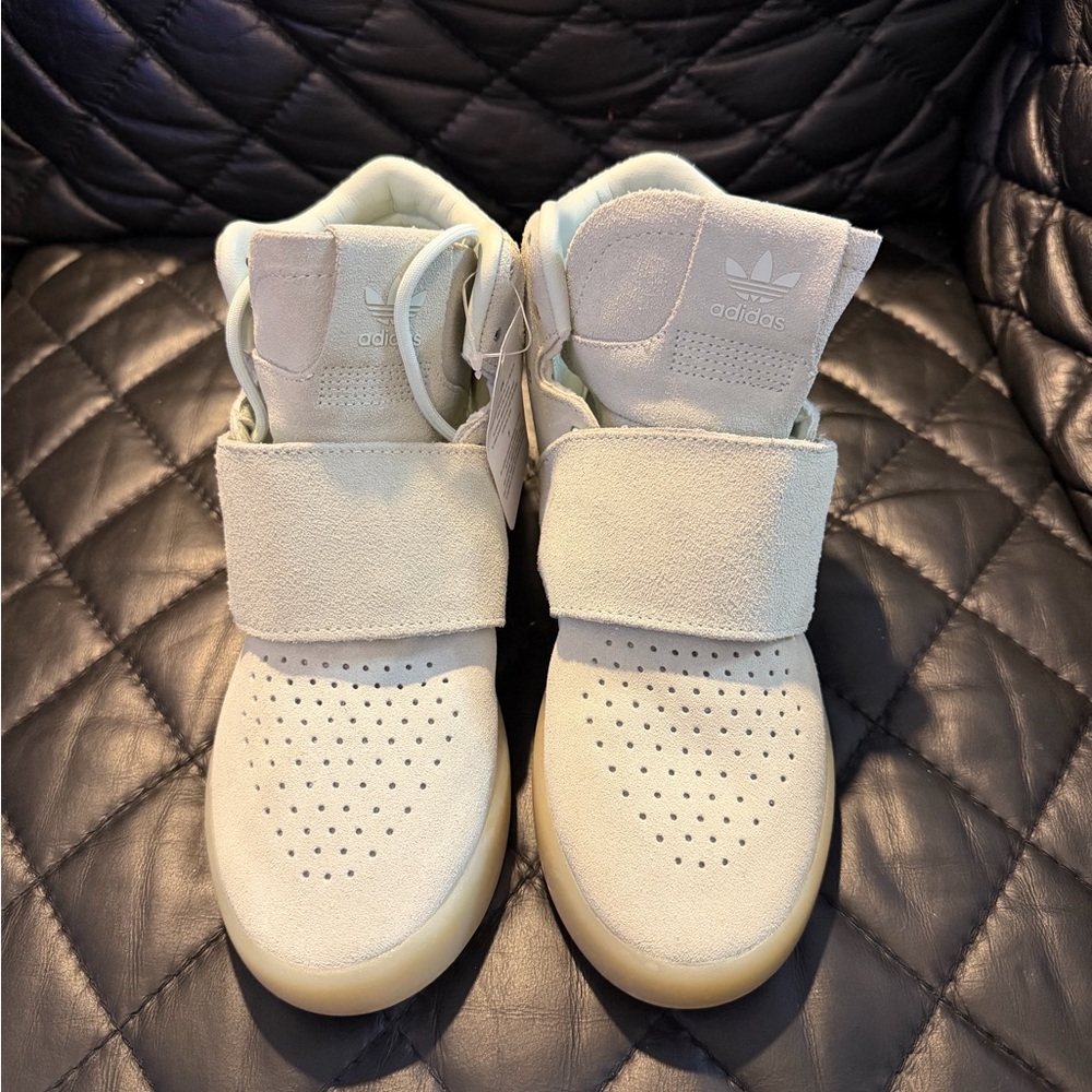 Adidas Beige High-Top Sneakers